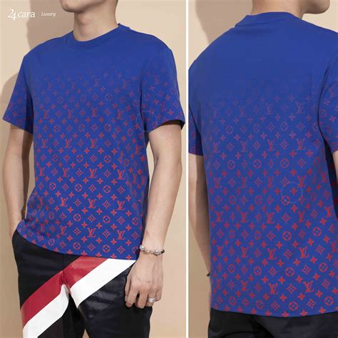 louis vuitton 3d monogram shirt|louis vuitton gradient t shirt.